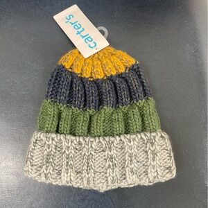Carter's Kids Beanie - Yellow, Blue, Green